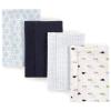 image:imageLuvable Friends Cotton Poly Flannel Burp Cloths Multipack Boy Feathers 8Pack One SizeTurtle 8pack