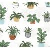 image:imageLuvable Friends Little Treasure Flannel Receiving Blankets 4pkBotanical Plants