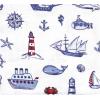 image:imageLuvable Friends Little Treasure Flannel Receiving Blankets 4pkCoastal Lighthouse