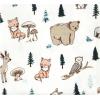 image:imageLuvable Friends Little Treasure Flannel Receiving Blankets 4pkForest Critters