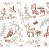 image:imageLuvable Friends Little Treasure Flannel Receiving Blankets 4pkPink Forest Friends
