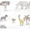 image:imageLuvable Friends Little Treasure Flannel Receiving Blankets 4pkWild Safari World
