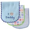 image:imageLuvable Friends I Love Burp Cloths 3 Pack Blue Daddy
