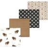 image:imageLuvable Friends Little Treasure Flannel Receiving Blankets 4pkBuffalos