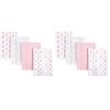 image:imageLuvable Friends Unisex Baby Cotton Flannel Burp Cloths Girl Feathers One Size Pack of 2
