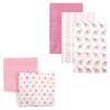 image:imageMuslin Swaddle Blanket 5PackBirdiesPink Elephant