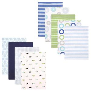 image:imageFlannel Receiving Blanket 9PackBlue CirclesTurtles