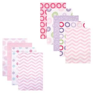 image:imageFlannel Receiving Blanket 9PackPink ChevronChevron