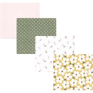 image:imageLuvable Friends Little Treasure Flannel Receiving Blankets 4pkGreen Garden