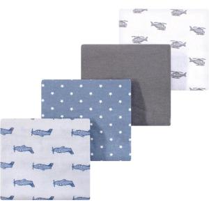 image:imageLuvable Friends Little Treasure Flannel Receiving Blankets 4pkHelicopter