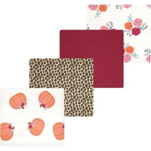 image:imageLuvable Friends Little Treasure Flannel Receiving Blankets 4pkLittle Pumpkin