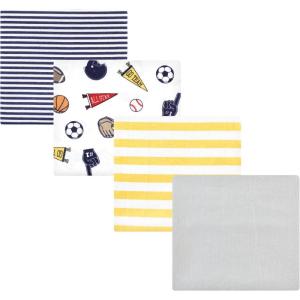 image:imageLuvable Friends Little Treasure Flannel Receiving Blankets 4pkSports
