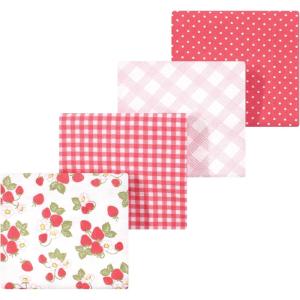 image:imageLuvable Friends Little Treasure Flannel Receiving Blankets 4pkSweet Berries
