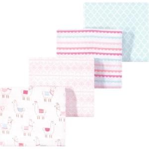 image:imageLuvable Friends Little Treasure Flannel Receiving Blankets 4pkSweet Llama