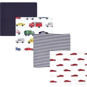 image:imageLuvable Friends Little Treasure Flannel Receiving Blankets 4pkTravel Adventures