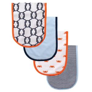 image:imageLuvable Friends Unisex Baby Cotton Burp Coths with Waterproof Inner Layer Boy One SizeBoy