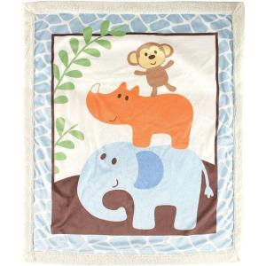 image:imageLuvable Friends Unisex Baby Plush Blanket with Sherpa Back Pink One SizeBlue