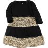 image:imageLuvable Friends Hudson Baby LongSleeve Dresses 2pkHeart Leopard