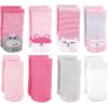 image:imageLuvable Friends Unisex Baby Baby Cotton Rich Terry Socks 16PackHippo Cat