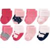 image:imageLuvable Friends Unisex Baby Baby Cotton Rich Terry Socks 16PackNavy Mary Jane