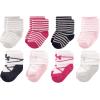 image:imageLuvable Friends Unisex Baby Baby Cotton Rich Terry Socks 16PackStripe Ballet