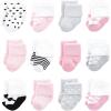 image:imageLuvable Friends Unisex Baby Cotton Rich Baby Terry Socks 24PackPink Black Ballet