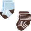 image:imageLuvable Friends Unisex Baby Newborn and Baby Terry SocksBlue Navy Sneakers