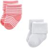 image:imageLuvable Friends Unisex Baby Newborn and Baby Terry SocksCoral Dots