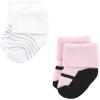 image:imageLuvable Friends Unisex Baby Newborn and Baby Terry SocksMint Pink Mary Janes 12pack