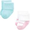image:imageLuvable Friends Unisex Baby Newborn and Baby Terry SocksMint Pink Mary Janes 12pack