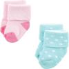 image:imageLuvable Friends Unisex Baby Newborn and Baby Terry SocksMint Pink Mary Janes 12pack