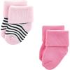 image:imageLuvable Friends Unisex Baby Newborn and Baby Terry SocksMint Pink Mary Janes 12pack
