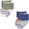 image:imageLuvable Friends Unisex Baby Newborn and Baby Terry SocksOrange Blue Aztec