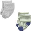 image:imageLuvable Friends Unisex Baby Newborn and Baby Terry SocksOrange Blue Aztec
