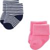 image:imageLuvable Friends Unisex Baby Newborn and Baby Terry SocksPink Scroll 12pack