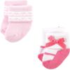 image:imageLuvable Friends Unisex Baby Newborn and Baby Terry SocksPink Scroll 12pack