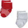 image:imageLuvable Friends Unisex Baby Newborn and Baby Terry SocksRed Navy Sneakers 12pack