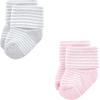 image:imageLuvable Friends Unisex Baby Newborn and Baby Terry SocksStripe Ballet 12pack