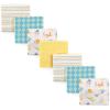image:imageLuvable Friends Unisex Baby Cotton Flannel Receiving Blankets Koala 7Pack One SizeAbc 7pack