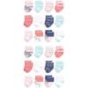 image:imageLuvable Friends Unisex Baby Cotton Rich Baby Terry Socks 24PackCoral Mint Stripe