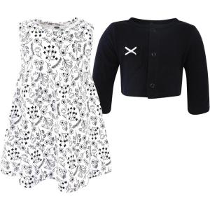 image:imageLuvable Friends Hudson Baby Dress and Blouse 2pcBlack White Floral