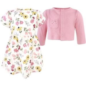 image:imageLuvable Friends Hudson Baby Dress and Blouse 2pcPink Floral Painted