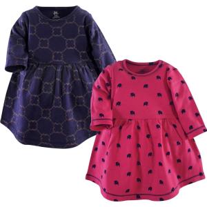 image:imageLuvable Friends Hudson Baby LongSleeve Dresses 2pkGolden Link