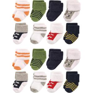 image:imageLuvable Friends Unisex Baby Baby Cotton Rich Terry Socks 16PackAthletic