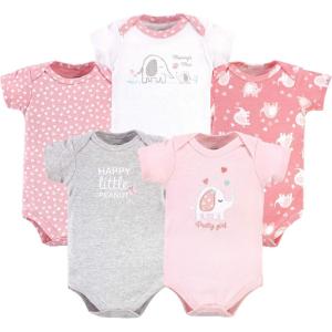 image:imageLuvable Friends Unisex Baby Cotton BodysuitsGirl Basic Elephant