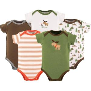 image:imageLuvable Friends Unisex Baby Cotton BodysuitsMoose