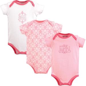 image:imageLuvable Friends Unisex Baby Cotton BodysuitsPretty in Pink