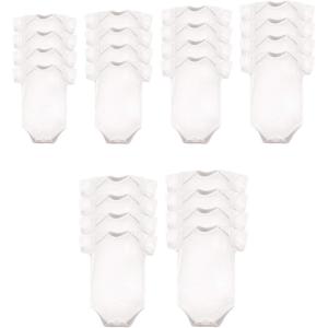 image:imageLuvable Friends Unisex Baby Cotton BodysuitsWhite 24pack