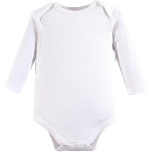 image:imageLuvable Friends Unisex Baby Cotton BodysuitsWhite Longsleeve