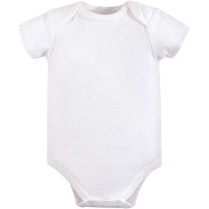 image:imageLuvable Friends Unisex Baby Cotton BodysuitsWhite Shortsleeve